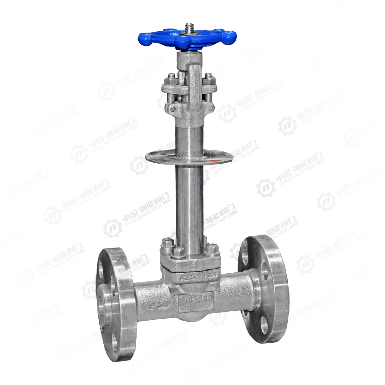 Low temperature flange gate valve