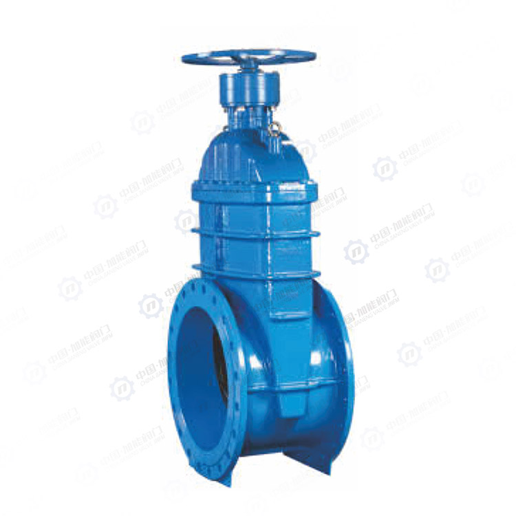 Large caliber soft seal gate valve