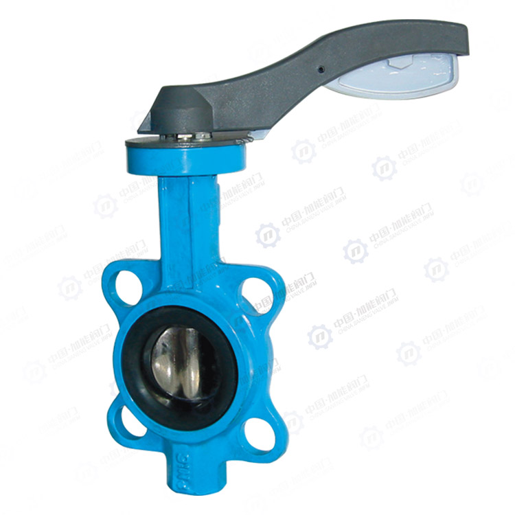 Manual soft seal butterfly valve