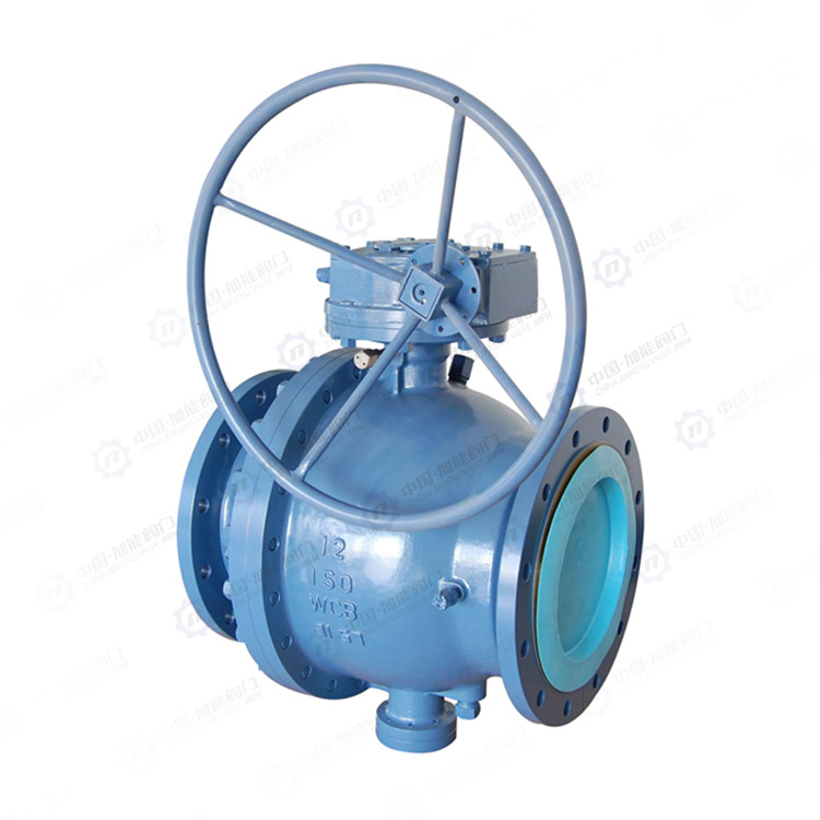Worm fixed flange ball valve