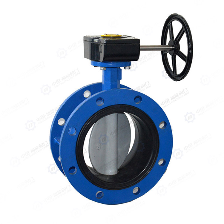 Soft sealed flange butterfly valve