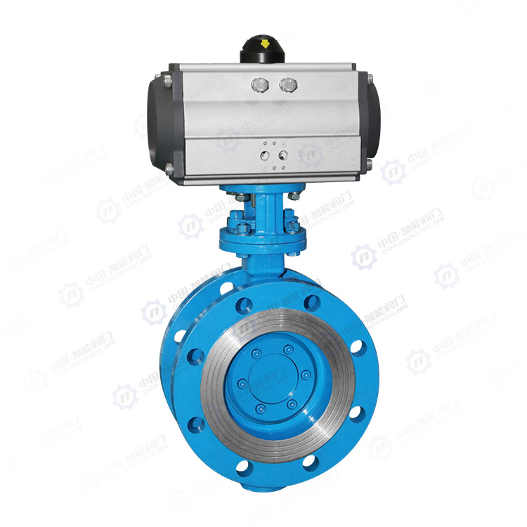 Pneumatic flange butterfly valve