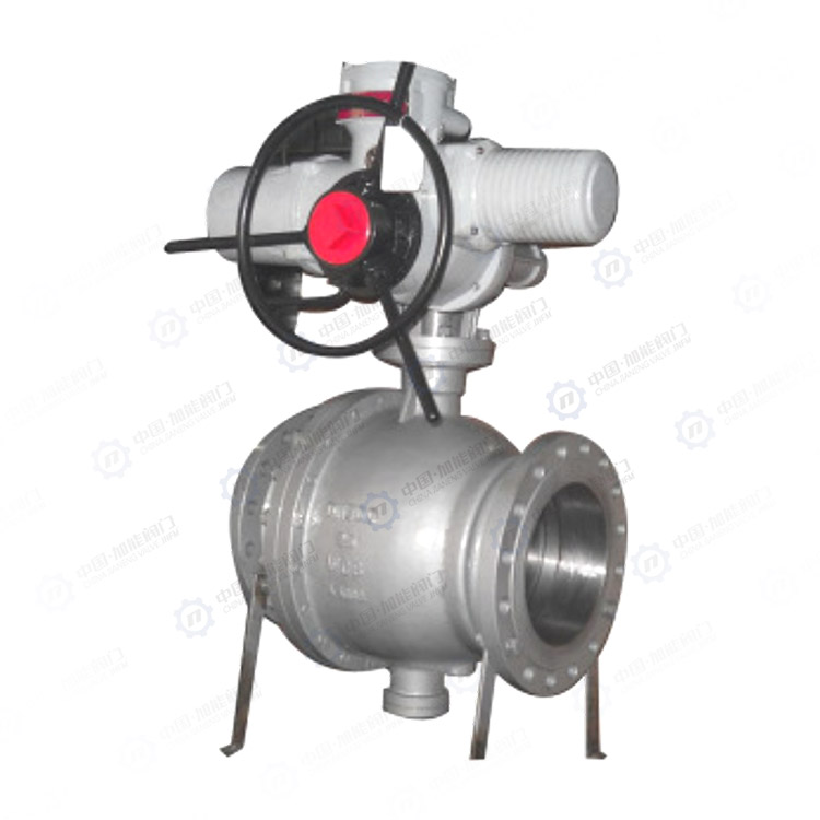 Electric flange ball valve