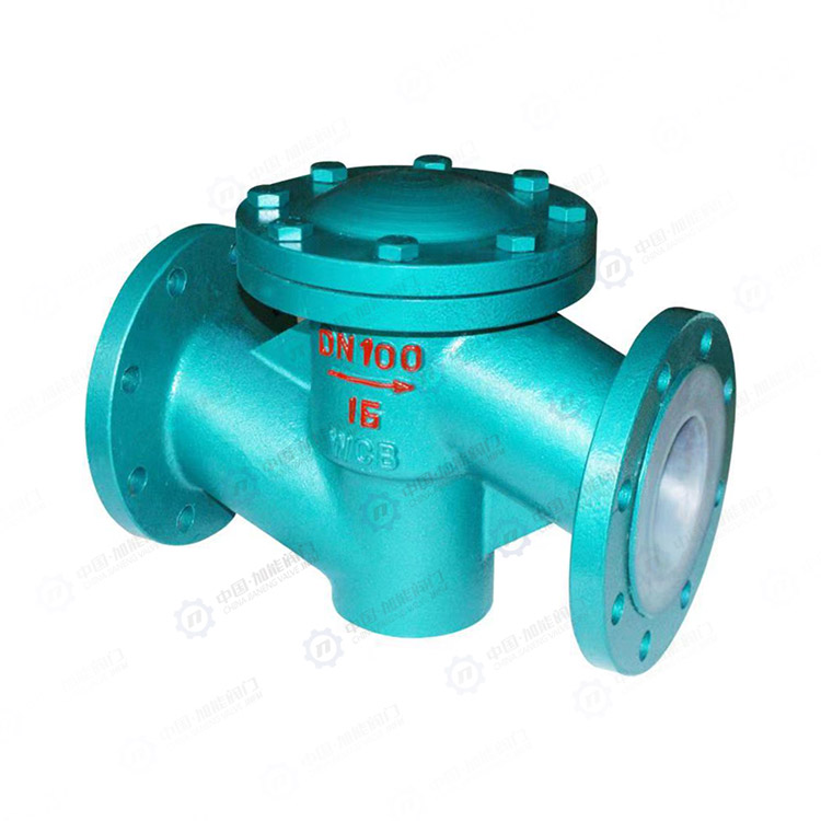 Fluorine lined lifting globe valve