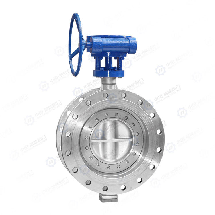 Stainless steel worm gear flange butterfly valve