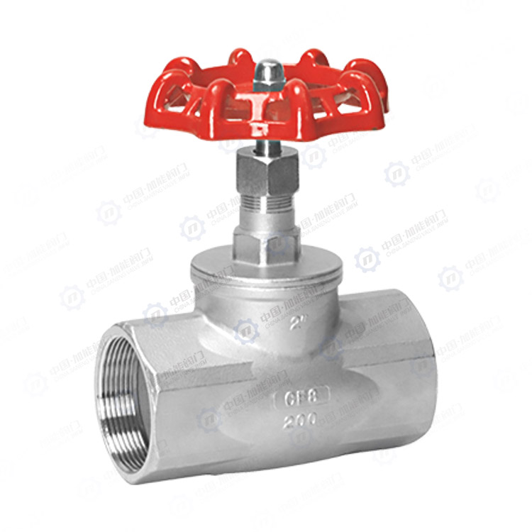 Threaded globe valve